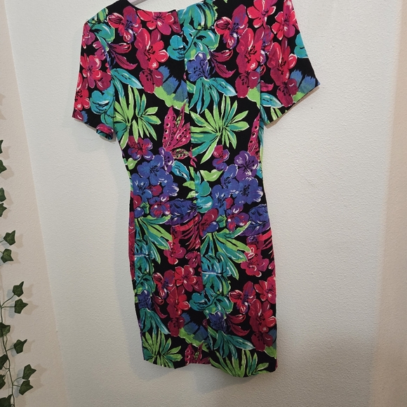 VINTAGE 90s My Michelle Floral Dress Small - Picture 10 of 13